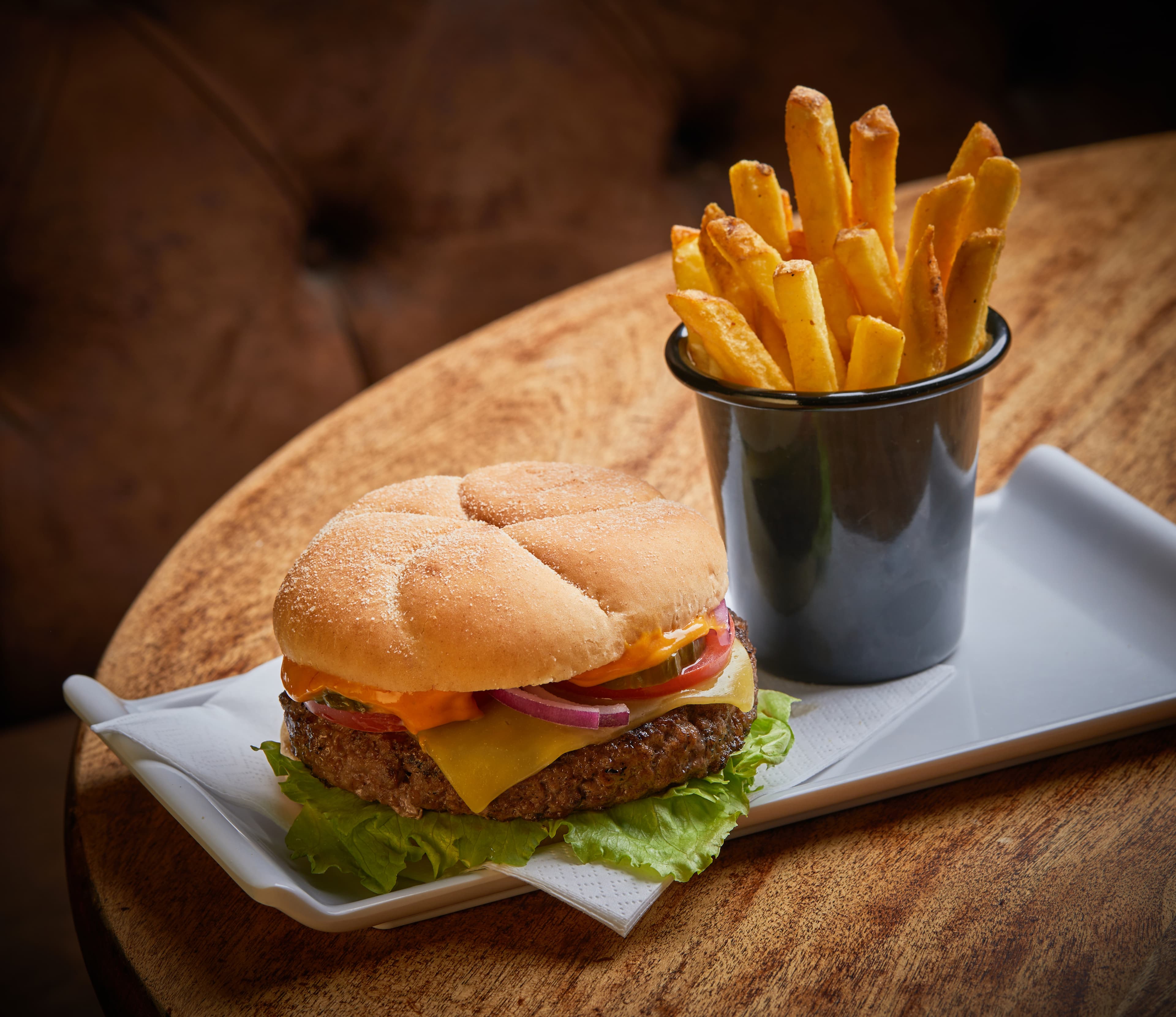 Blackbirds Beef Burger & Fries