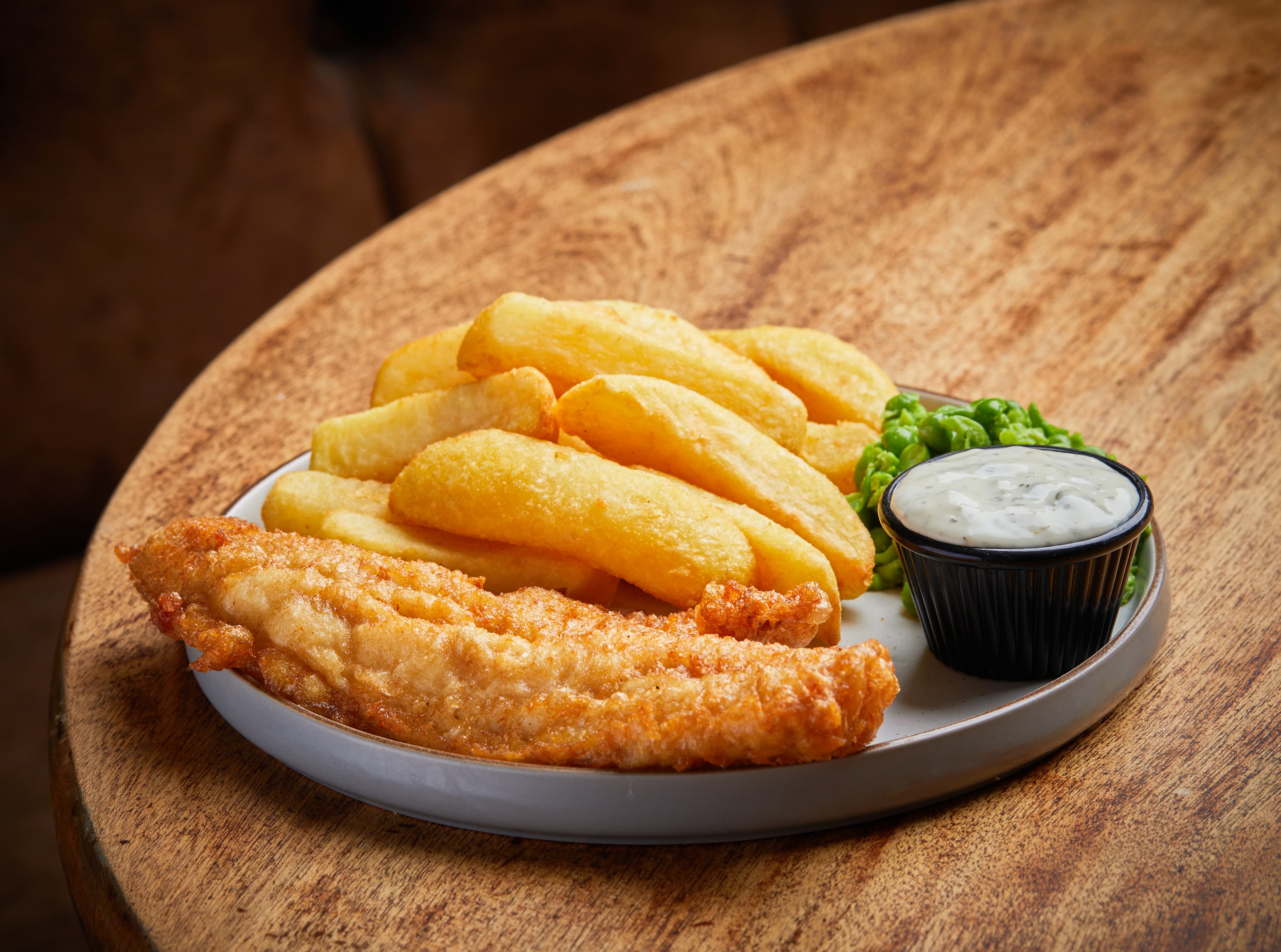 Fish, Chips & Mushy Peas